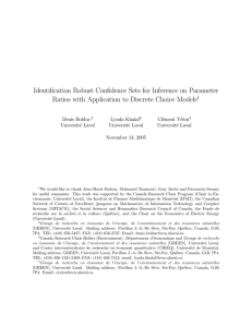 Identification Robust Confidence Sets for Inference on Parameter