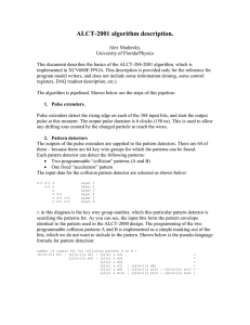 ALCT-2001 algorithm description.