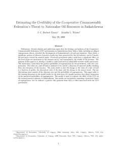 Estimating the Credibility of the Co-operative Commonwealth