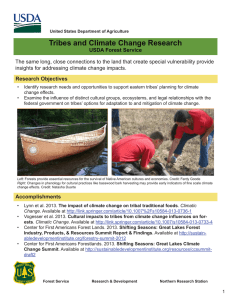 Tribes and Climate Change Research
