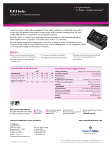 PLP-S Series Surge Protection Business-Critical Continuity