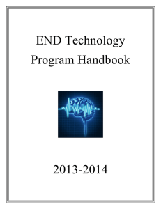 END Technology Program Handbook 2013-2014