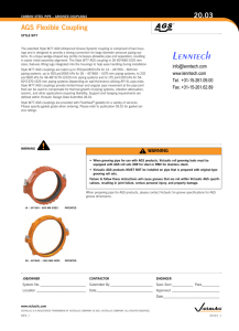 Lenntech AGS Flexible Coupling 20.03