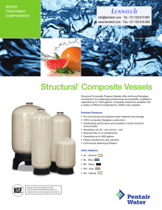 Structural Composite Vessels Lenntech WATER