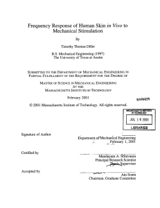 in Vivo Mechanical  Stimulation