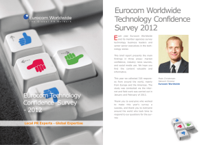 Eurocom Worldwide Technology Confidence Survey 2012 E