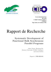 Systematic Development of Functional Bulk Synchronous Parallel Programs