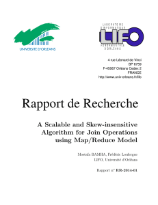 A Scalable and Skew-insensitive Algorithm for Join Operations using Map/Reduce Model