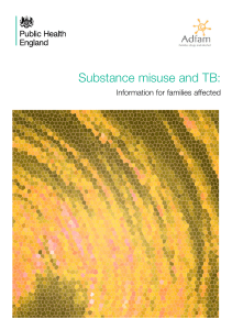 Substance misuse and TB: Information for families affected