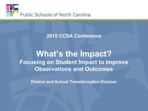 What’s the Impact? Focusing on Student Impact to Improve Observations and Outcomes