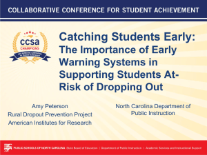 Catching Students Early: The Importance of Early Warning Systems in Supporting Students At-