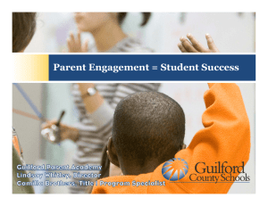Parent Engagement = Student Success
