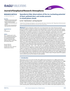 Journal of Geophysical Research: Atmospheres