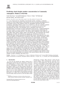 Predicting cloud droplet number concentration in Community Atmosphere Model (CAM)-Oslo