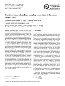 Atmospheric Chemistry and Physics