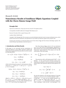 Research Article Nonexistence Results of Semilinear Elliptic Equations Coupled Hyungjin Huh