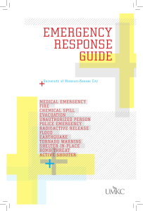 EMERGENCY RESPONSE GUIDE