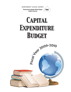 Capital Expenditure Budget Fi