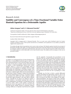 Research Article Stability and Convergence of a Time-Fractional Variable Order