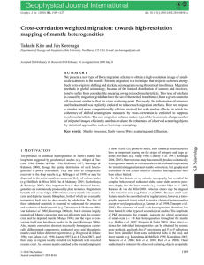 Cross-correlation weighted migration: towards high-resolution mapping of mantle heterogeneities