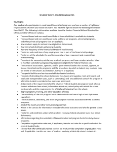 STUDENT RIGHTS AND RESPONSIBILITIES  Your Rights student