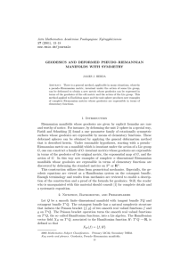 Acta Mathematica Academiae Paedagogicae Ny´ıregyh´ aziensis 17 (2001), 13–18 www.emis.de/journals