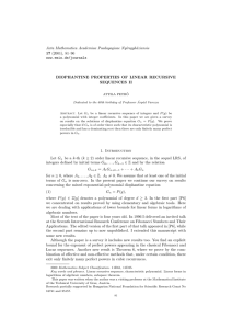 Acta Mathematica Academiae Paedagogicae Ny´ıregyh´ aziensis 17 (2001), 81–96 www.emis.de/journals