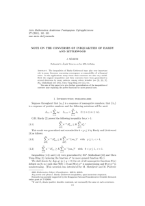 Acta Mathematica Academiae Paedagogicae Ny´ıregyh´ aziensis 17 (2001), 101–105 www.emis.de/journals