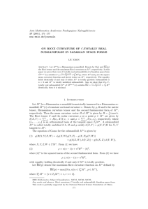 Acta Mathematica Academiae Paedagogicae Ny´ıregyh´ aziensis 17 (2001), 171–177 www.emis.de/journals