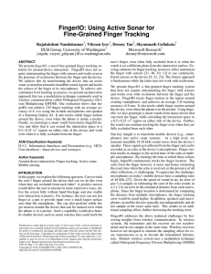 FingerIO: Using Active Sonar for Fine-Grained Finger Tracking