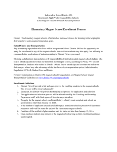 Elementary Magnet School Enrollment Process