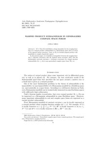 Acta Mathematica Academiae Paedagogicae Ny´ıregyh´aziensis 21 (2005), 79–87 www.emis.de/journals ISSN 1786-0091