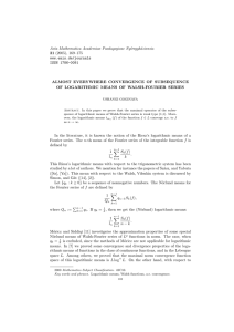 Acta Mathematica Academiae Paedagogicae Ny´ıregyh´aziensis 21 (2005), 169–175 www.emis.de/journals ISSN 1786-0091