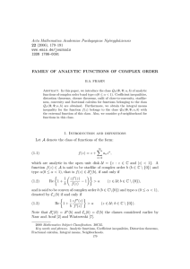 Acta Mathematica Academiae Paedagogicae Ny´ıregyh´aziensis 22 (2006), 179–191 www.emis.de/journals ISSN 1786-0091