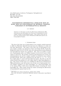 Acta Mathematica Academiae Paedagogicae Ny´ıregyh´aziensis 22 (2006), 247–264 www.emis.de/journals ISSN 1786-0091