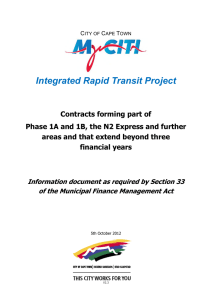 Integrated Rapid Transit Project