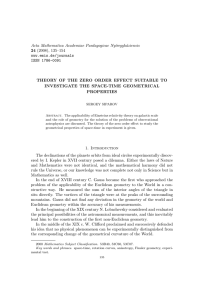 Acta Mathematica Academiae Paedagogicae Ny´ıregyh´aziensis 24 (2008), 135–154 www.emis.de/journals ISSN 1786-0091