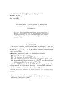 Acta Mathematica Academiae Paedagogicae Ny´ıregyh´aziensis 24 (2008), 169–178 www.emis.de/journals ISSN 1786-0091