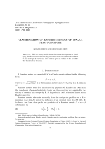 Acta Mathematica Academiae Paedagogicae Ny´ıregyh´aziensis 24 (2008), 51–63 www.emis.de/journals ISSN 1786-0091