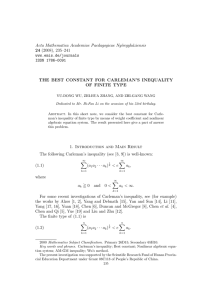 Acta Mathematica Academiae Paedagogicae Ny´ıregyh´aziensis 24 (2008), 235–241 www.emis.de/journals ISSN 1786-0091