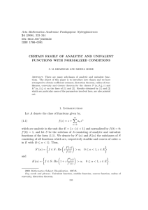 Acta Mathematica Academiae Paedagogicae Ny´ıregyh´aziensis 24 (2008), 333–344 www.emis.de/journals ISSN 1786-0091