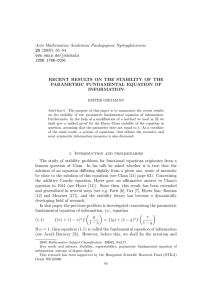 Acta Mathematica Academiae Paedagogicae Ny´ıregyh´aziensis 25 (2009), 65–84 www.emis.de/journals ISSN 1786-0091