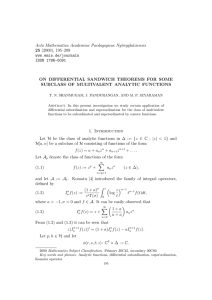 Acta Mathematica Academiae Paedagogicae Ny´ıregyh´aziensis 25 (2009), 195–209 www.emis.de/journals ISSN 1786-0091