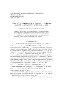 Acta Mathematica Academiae Paedagogicae Ny´ıregyh´ aziensis 27