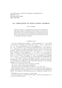 Acta Mathematica Academiae Paedagogicae Ny´ıregyh´ aziensis 29 ON