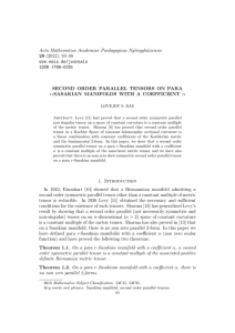 Acta Mathematica Academiae Paedagogicae Ny´ıregyh´ aziensis r 28