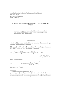 Acta Mathematica Academiae Paedagogicae Ny´ıregyh´ aziensis 32 A SHARP GENERAL