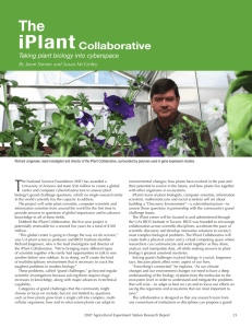 iPlant The Collaborative