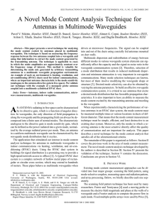 A Novel Mode Content Analysis Technique for Antennas in Multimode Waveguides