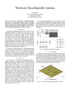 Wirelessly Reconfigurable Antenna Pavel Nikitin